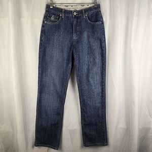 Riders by Lee Comfort No Gap Waistband Stretch Blue Denim Jeans Womens Size 6